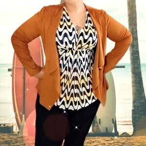 Lane bryant tan jacket